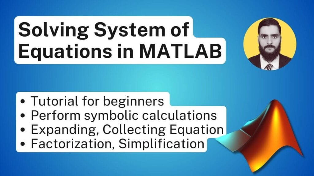 Solving System of Equations in MATLAB sol