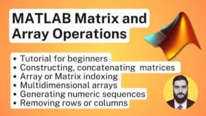 MATLAB Tutorials for Beginner