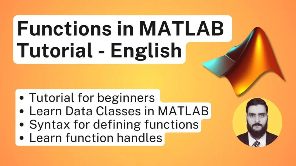 functions  in MATLAB